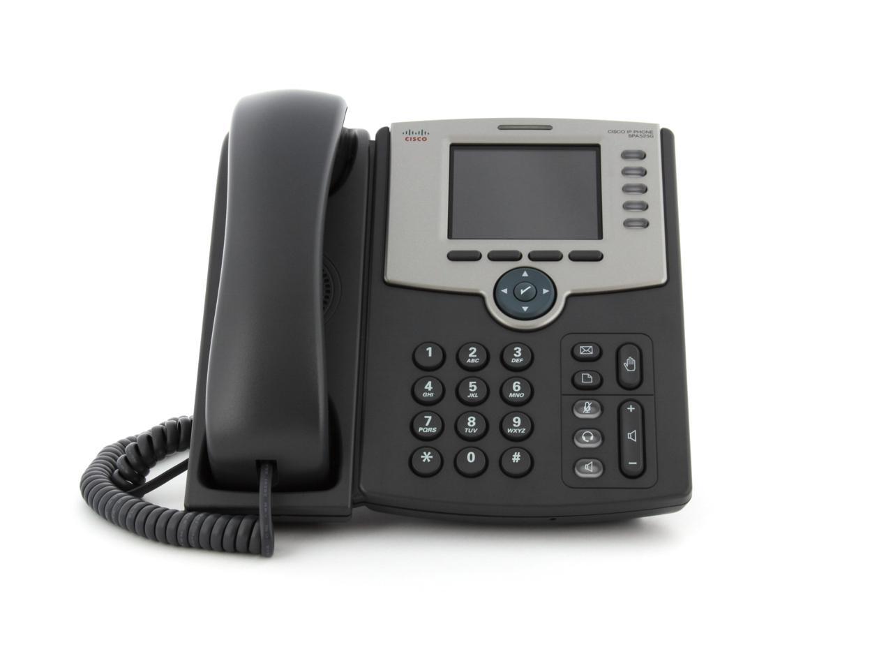 Cisco SPA 525G2 5-Line IP Phone with Color Display, PoE, 802.11g, Bluetooth, Mobile Link 