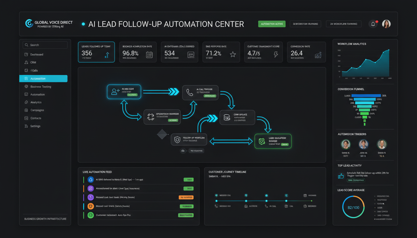 Business texting and lead follow-up automation