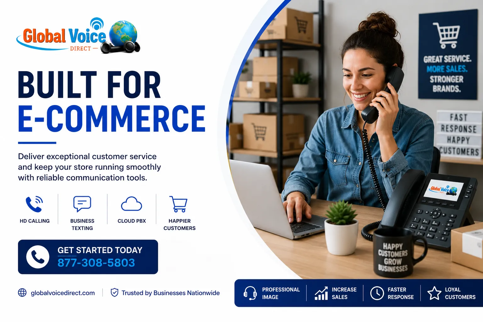 Phone system for eCommerce